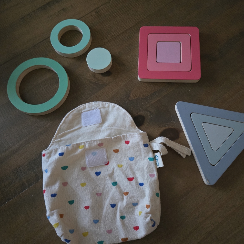 Colorful Geometric Shape Sorting Toy Set